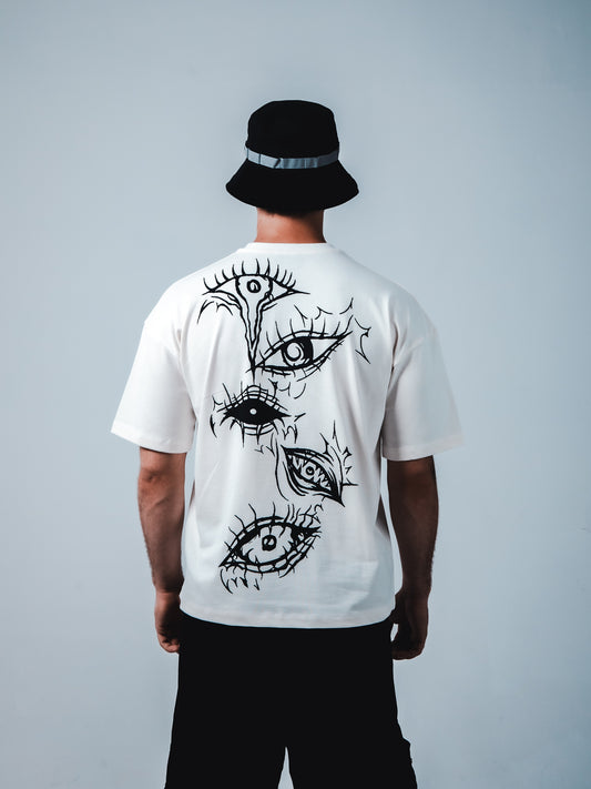 TheGrimz Flowing Eyes Oversize Unisex T-Shirt