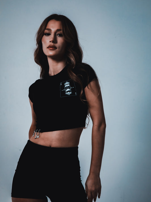 TheGrimz Playing Card Crop Top