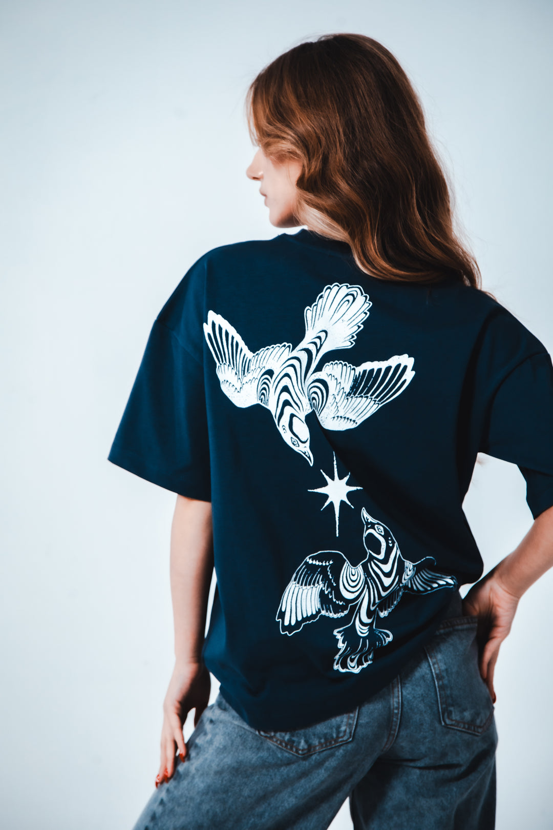 TheGrimz Birds Oversize Unisex T-Shirt