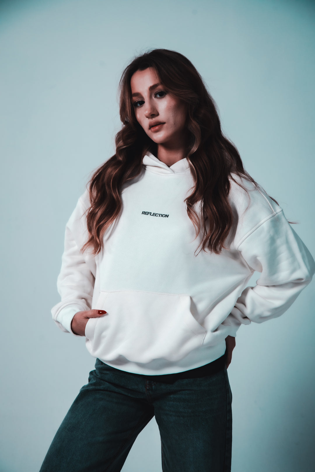 TheGrimz Galaxy Hands Oversize Unisex Hoodie