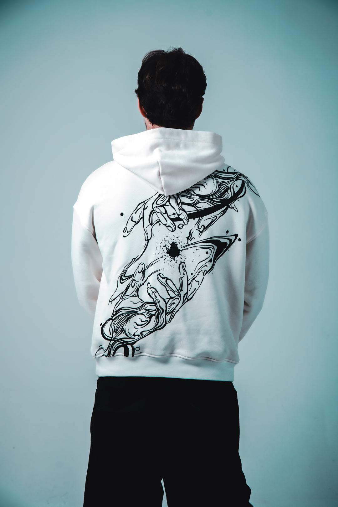TheGrimz Galaxy Hands Oversize Unisex Hoodie