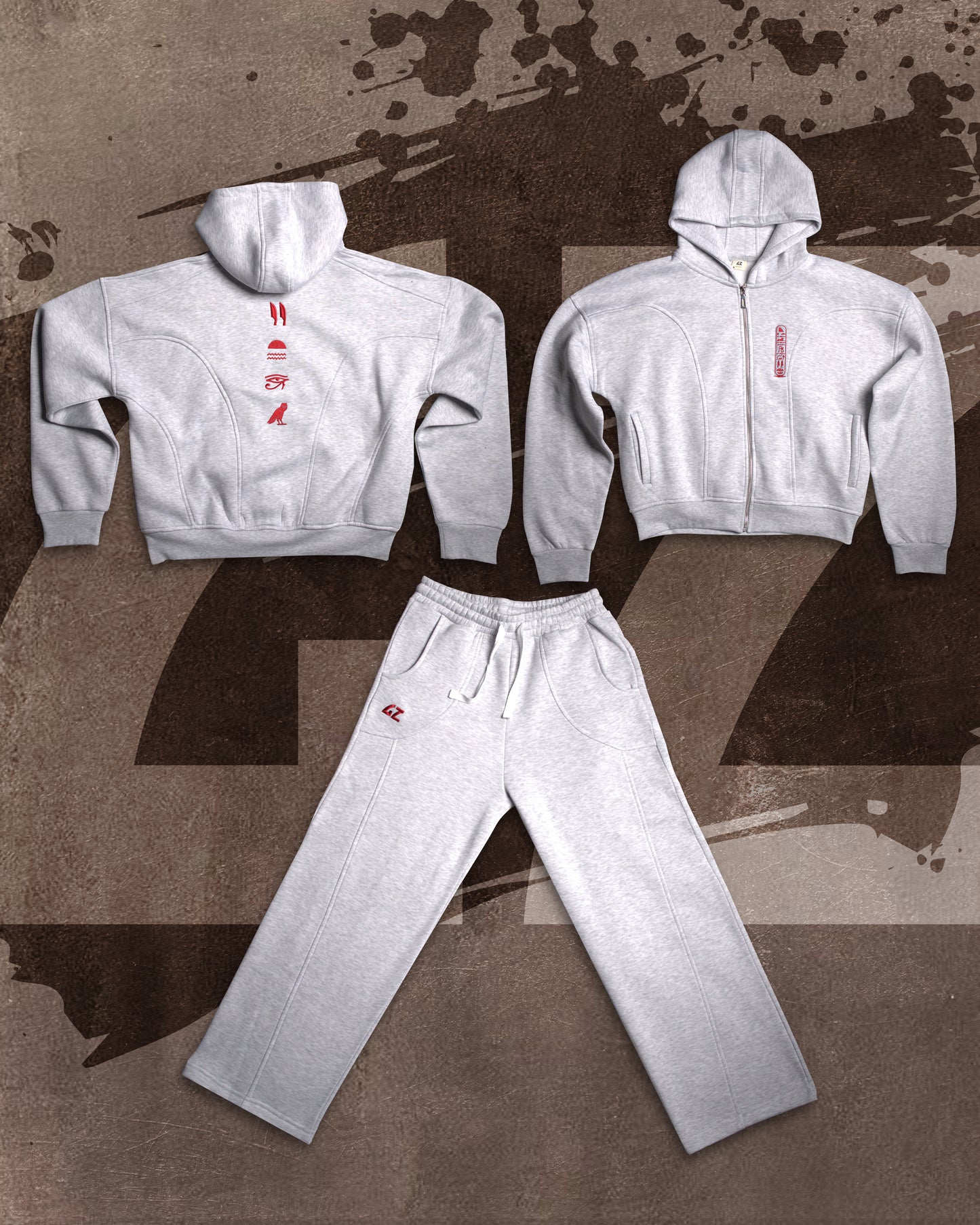 TheGrimz Ra Oversize Unisex Hoodie Set