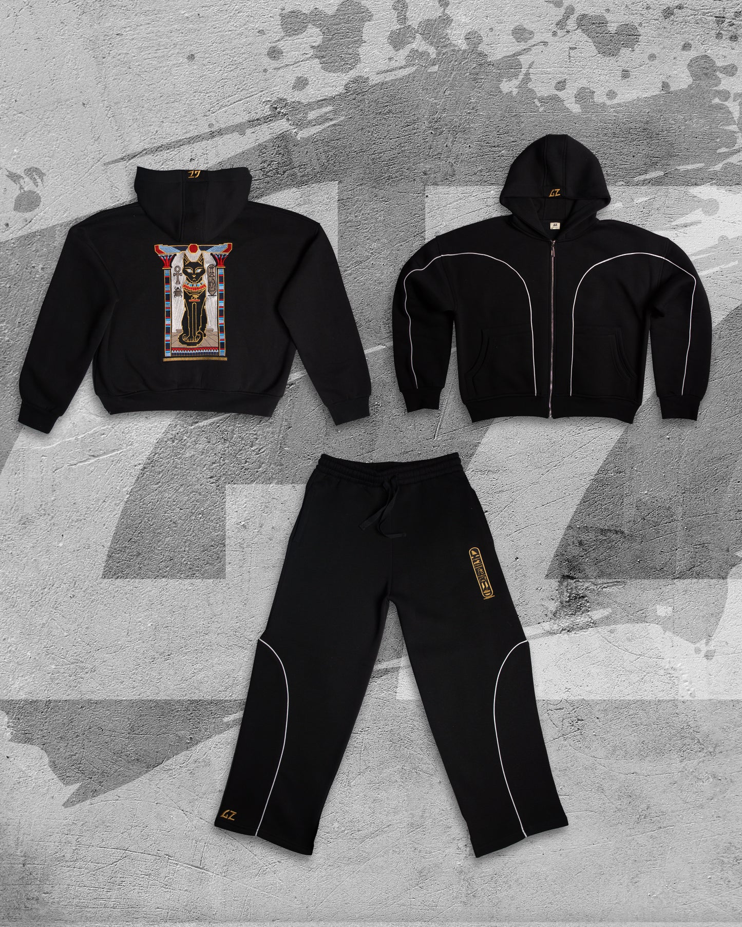 TheGrimz Harmakhis Oversize Unisex Hoodie Set