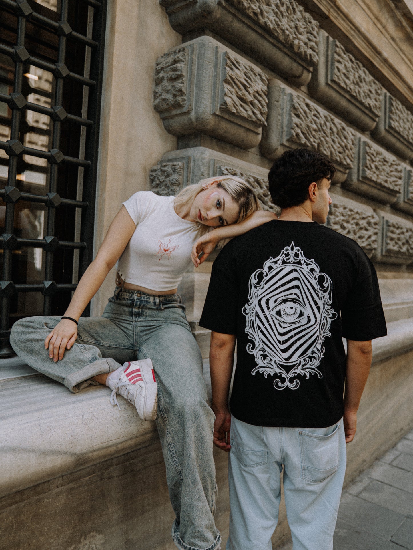 TheGrimz Reflected Eye Oversize Unisex T-Shirt