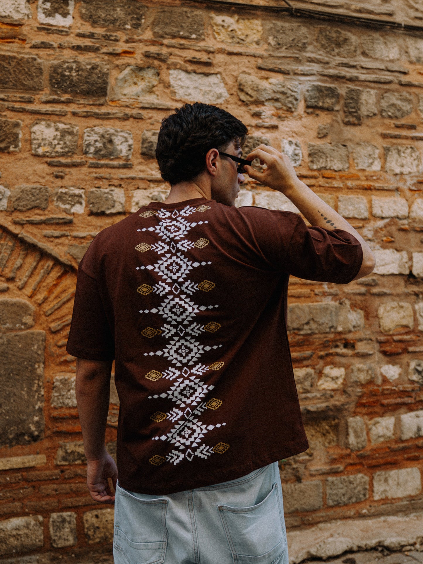 TheGrimz Ethnic Oversize Unisex T-Shirt