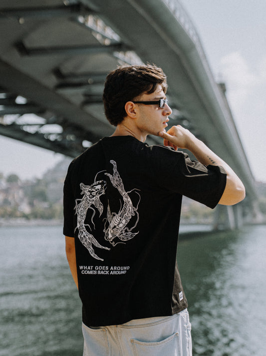 TheGrimz Koi Bones Oversize Unisex T-Shirt