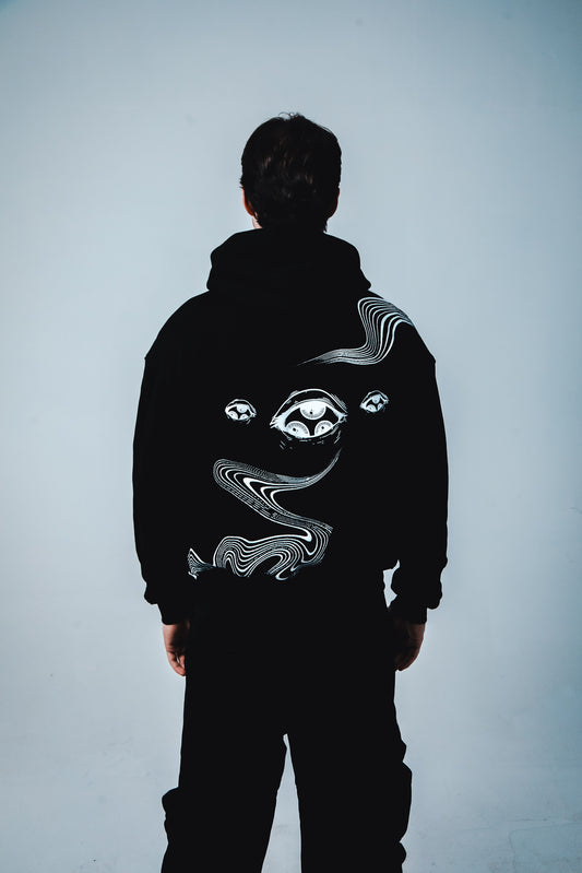 TheGrimz Wandering Eyes Oversize Unisex Hoodie