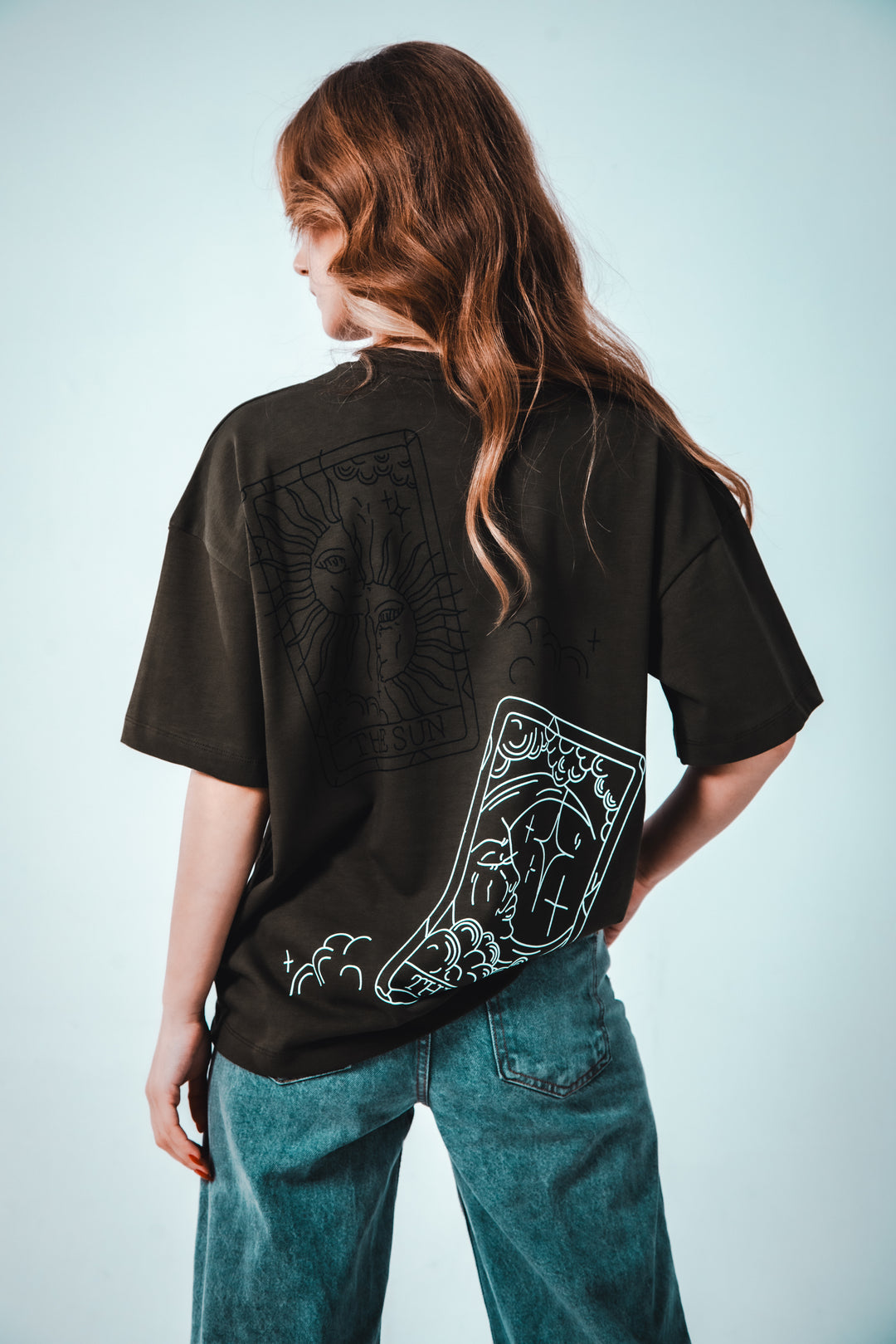 TheGrimz The Sun and The Moon Oversize Unisex T-Shirt