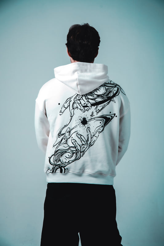 TheGrimz Galaxy Hands Oversize Unisex Hoodie